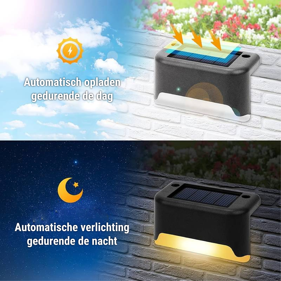 Solcelle Væglamper - Trådløs LED Havebelysning