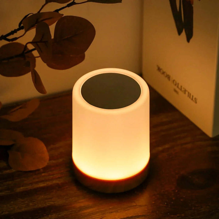 Bærbar LED Bordlampe med Touch-kontrol