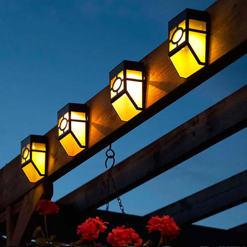 Solcelle Væglampe LED Udendørs (2 stk)