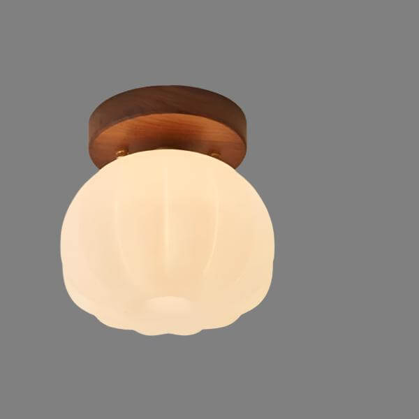 Græskarformet LED Loftlampe - 16cm