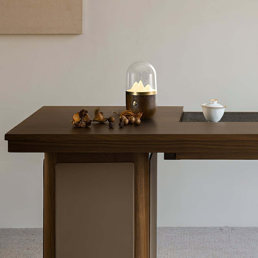 Stemningsfuld Bjergtop Natlampe