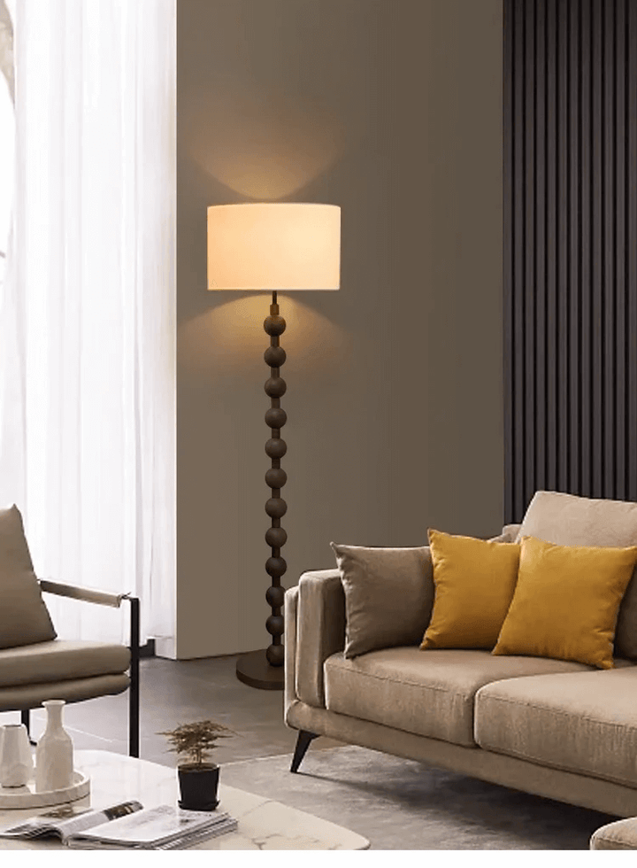 Elegant Gulvlampe i Træ - Japandi Stil