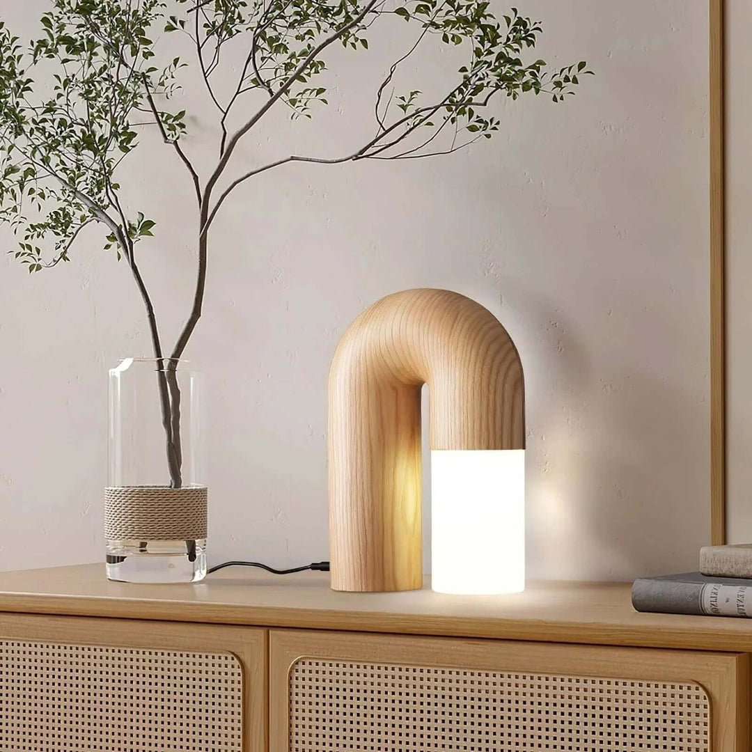 Elegant Buede Bordlampe - Diapolo 26cm