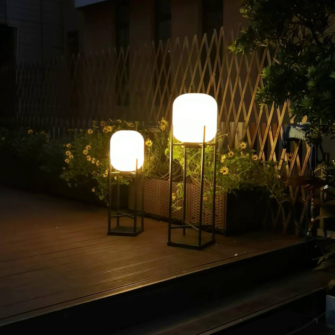 Solcelle gulvlampe lanterne udendørs