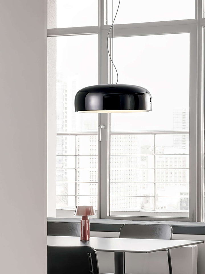 Moderne Pendellampe i Aluminium og Polykarbonat