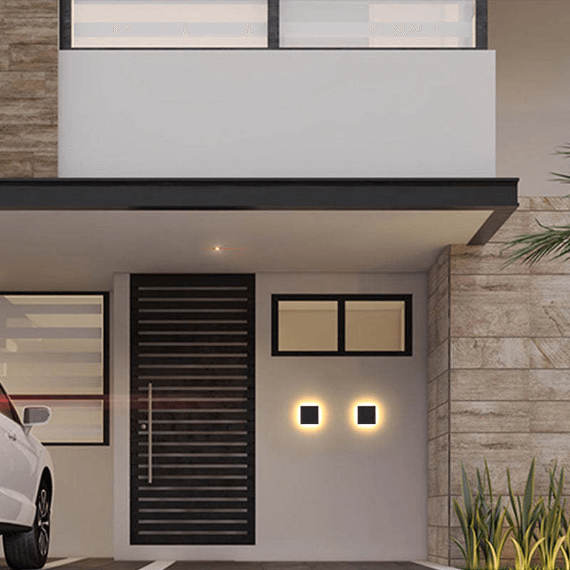 Udendørs LED Væglampe - Moderne Design