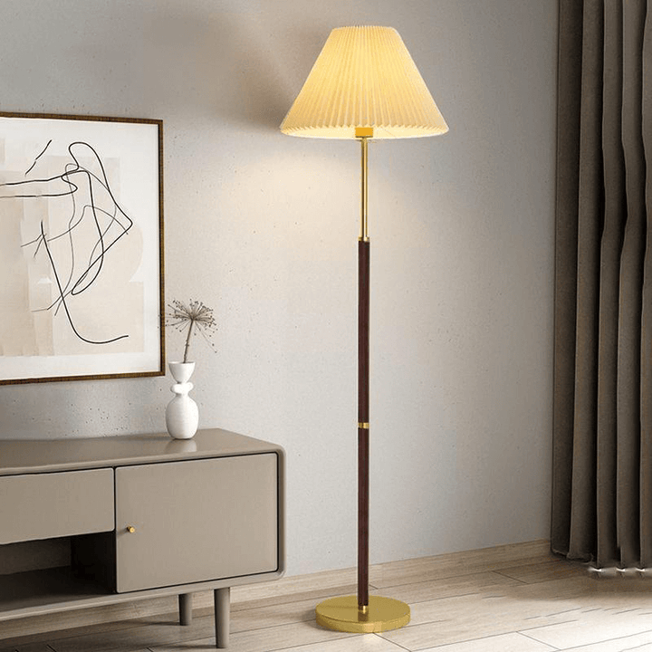 Elegant Gulvlampe i Rispapir - Skab Hygge