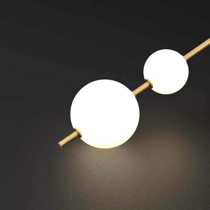 Elegant Globe Væglampe i Glas