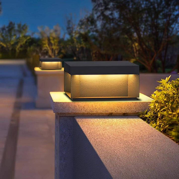 Udendørs LED Stolpelampe med Solenergi