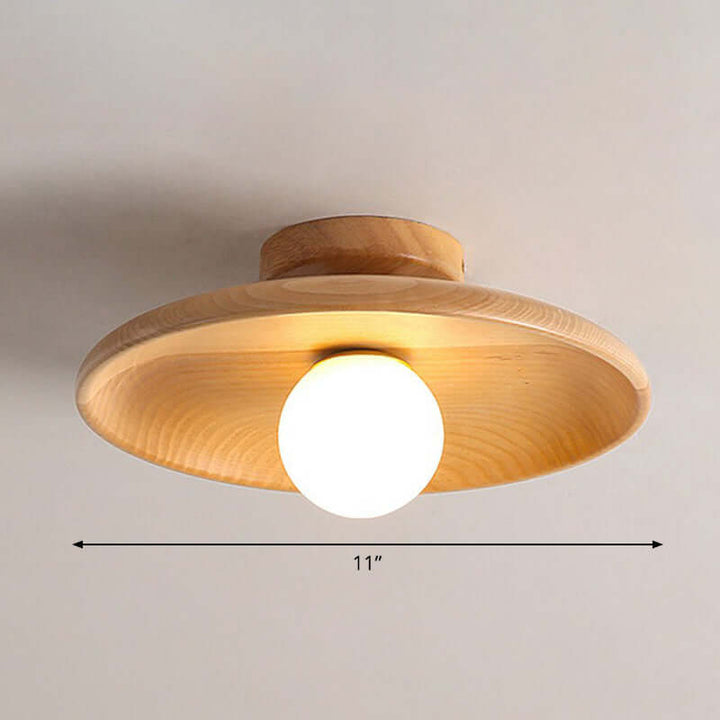 Moderne Lavt Skålformet Loftslampe