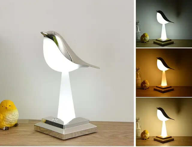Dekorativ Fuglelampe | LED Bordlampe | 26cm