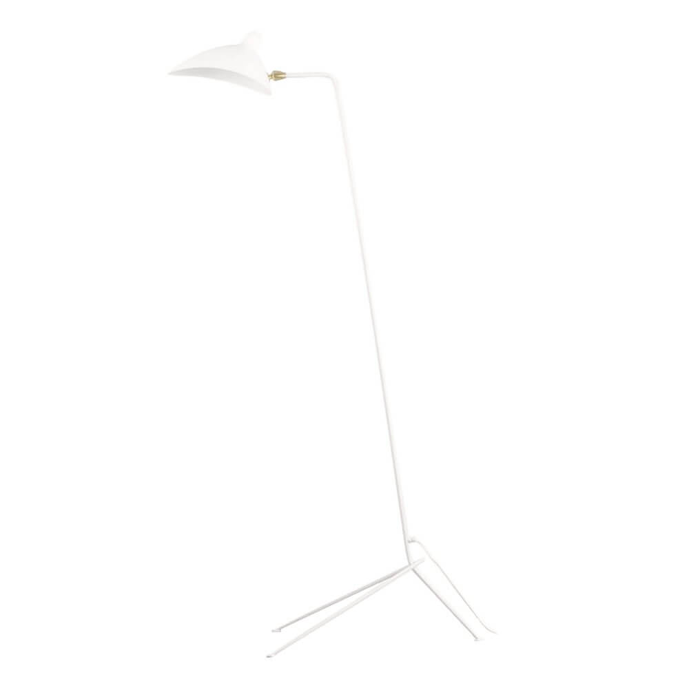Justerbar 3-armet gulvlampe i metal