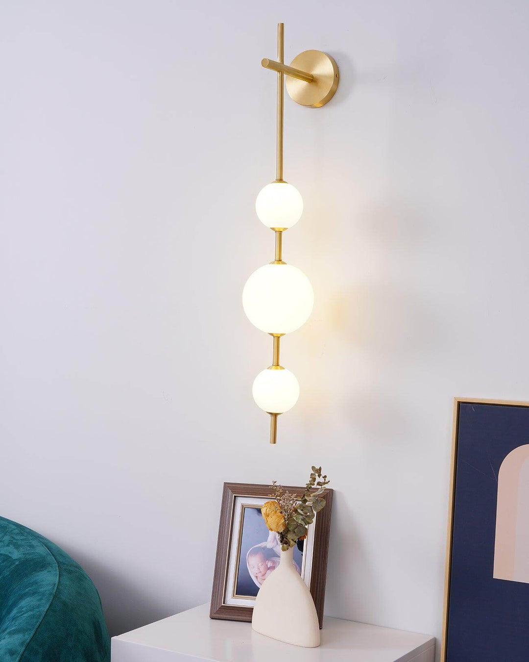Elegant Globe Væglampe i Glas