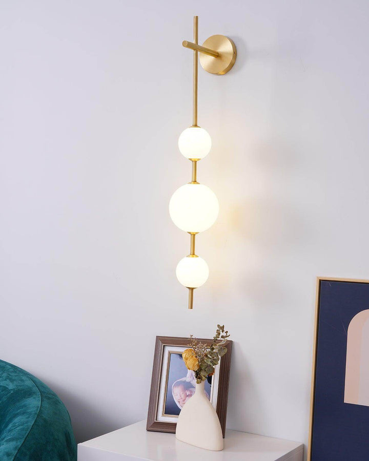 Elegant Globe Væglampe i Glas