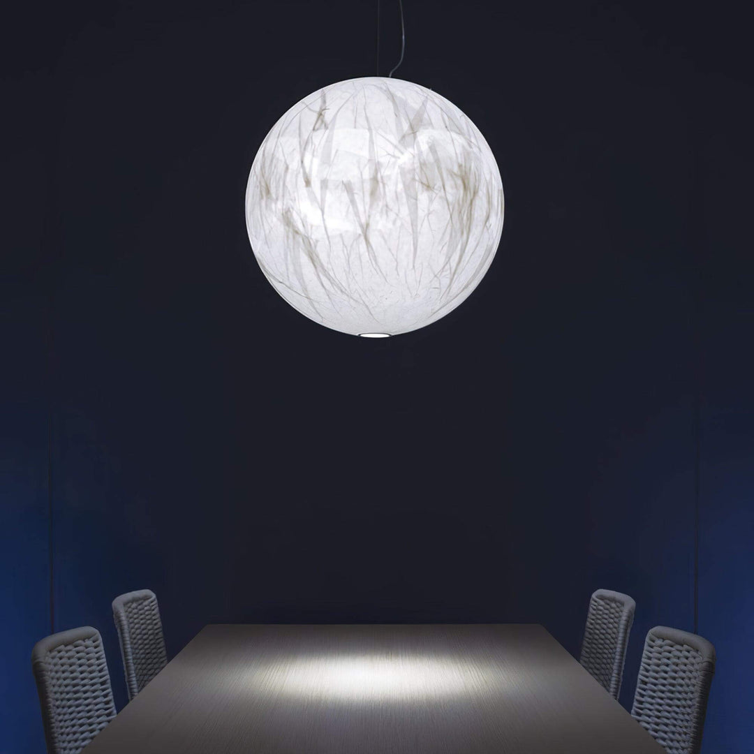 Elegant Silke Pendel Lampe - 3 Størrelser