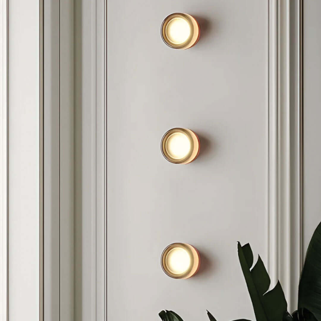 Dimple LED-Væglampe | Moderne Design | Akryl & Aluminium
