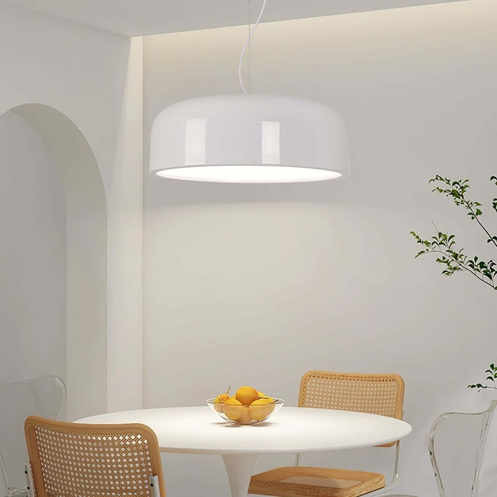 Moderne Pendellampe i Aluminium og Polykarbonat