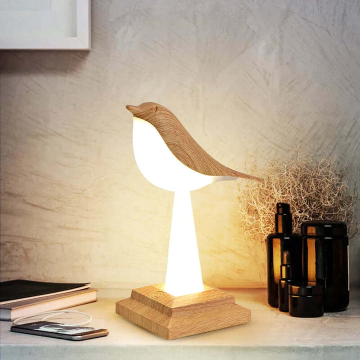 Dekorativ Fuglelampe | LED Bordlampe | 26cm