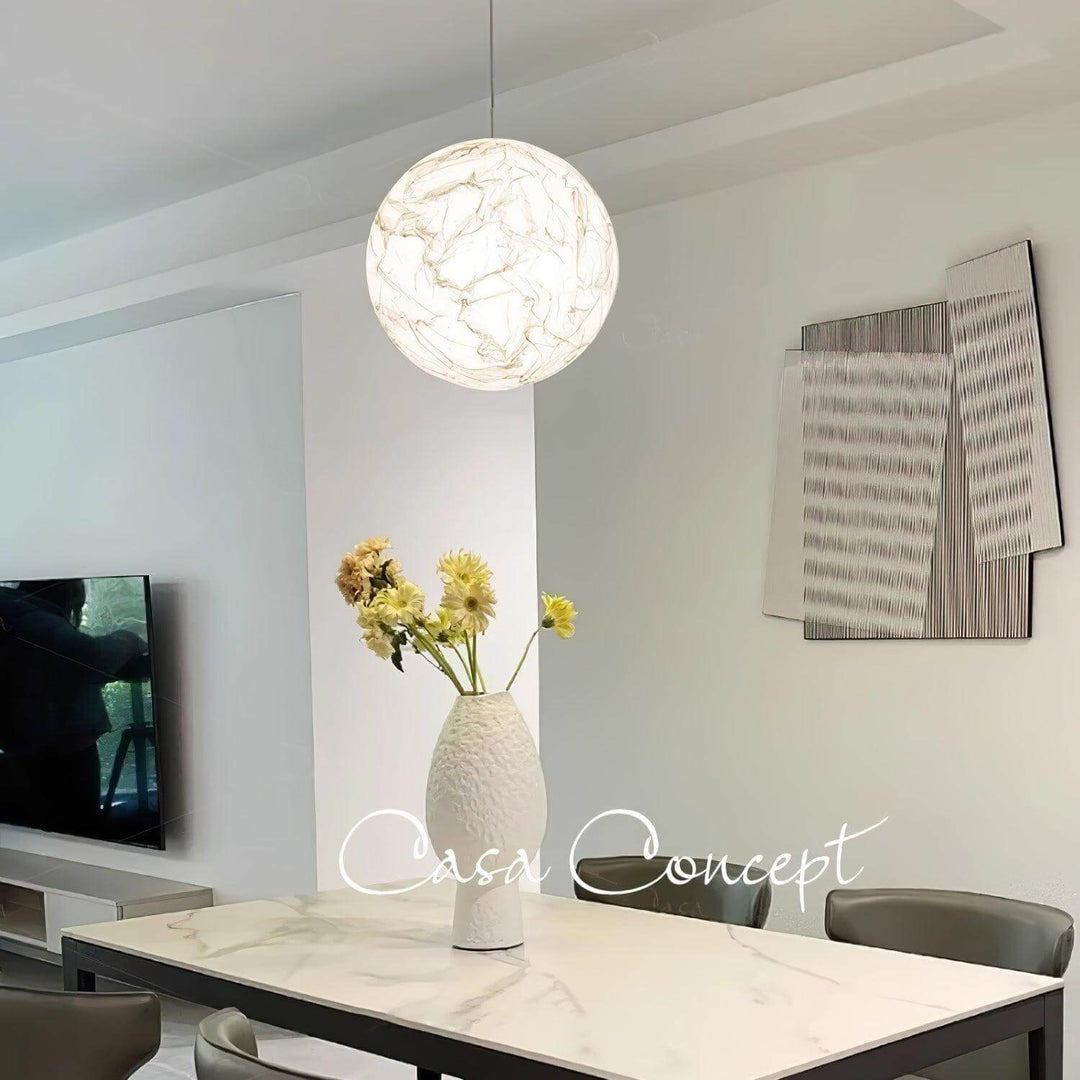 Elegant Silke Pendel Lampe - 3 Størrelser