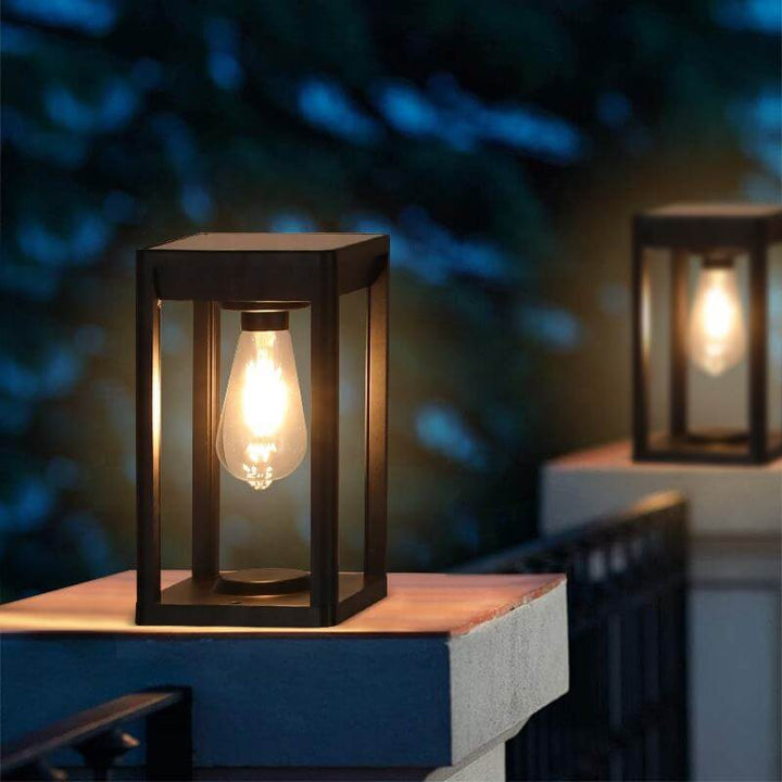 Solcelle Søjlelampe Udendørs LED IP65 Vandtæt