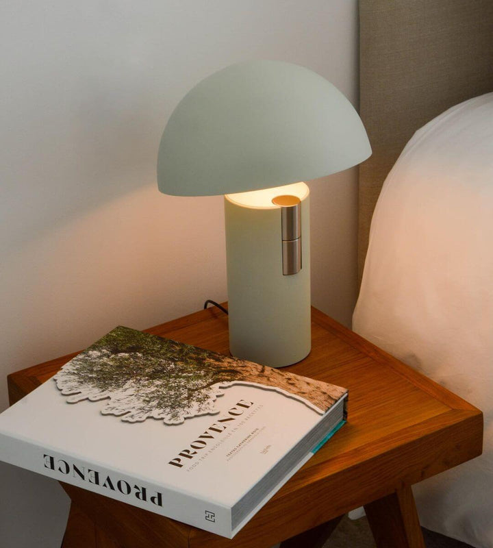 Designer Bordlampe i Metal og Glas - 30cm