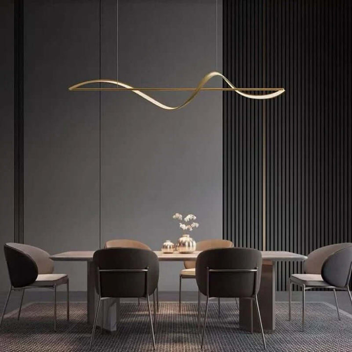 Moderne LED-Pendel i Metal/Akryl - 120/140 cm