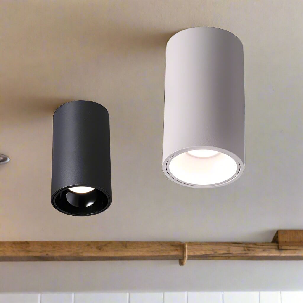 Runde LED Loftlamper i Aluminium