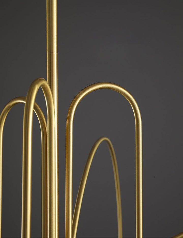 Elegant Pendel Lampe i Glas & Metal - 75/100cm