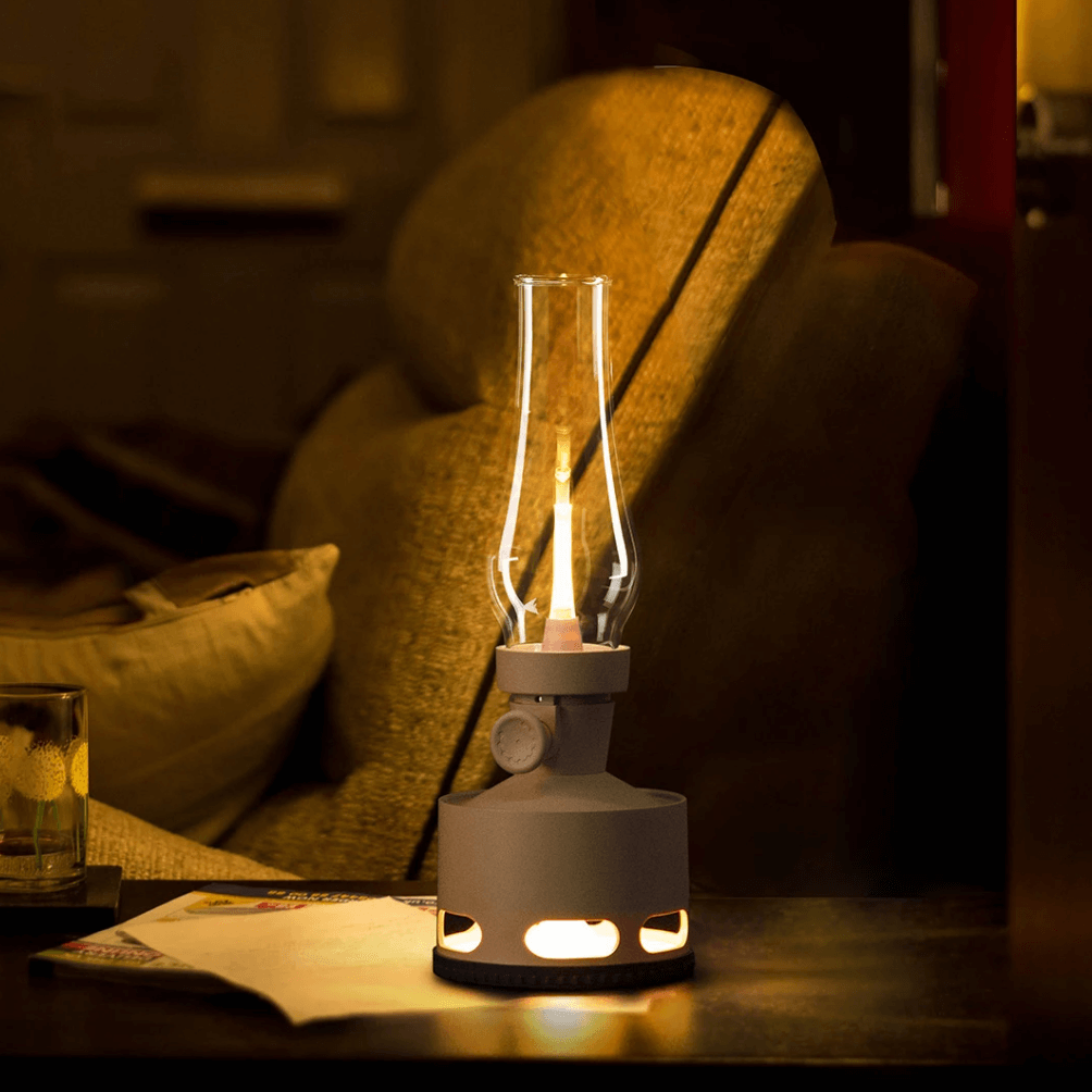 Vintage LED Lanterne - Batteridrevet Havebelysning