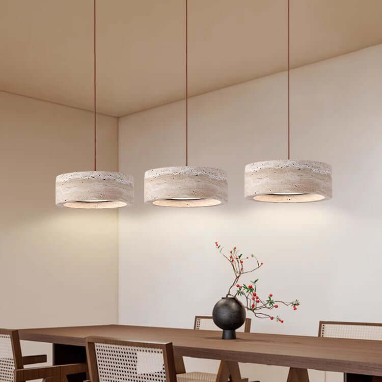 LED Pendellampe i Sten, 20cm