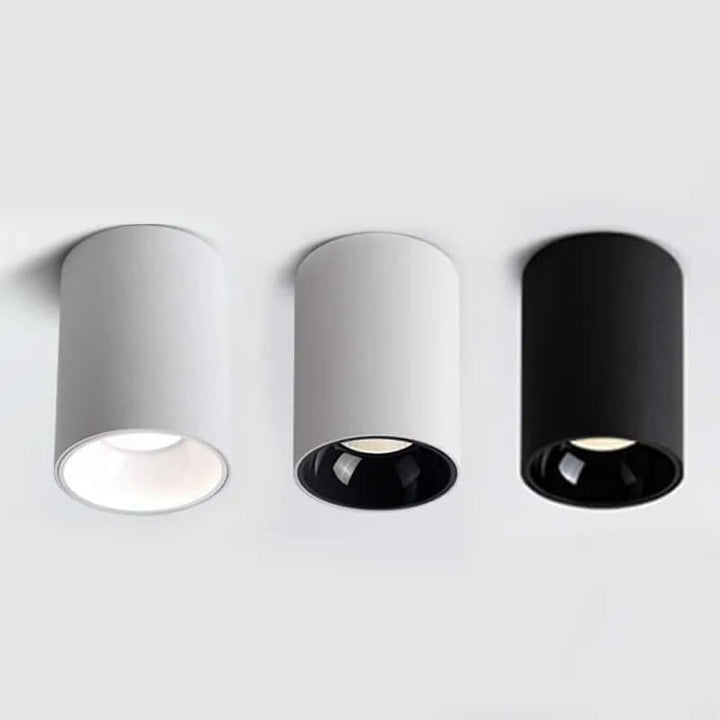 Runde LED Loftlamper i Aluminium