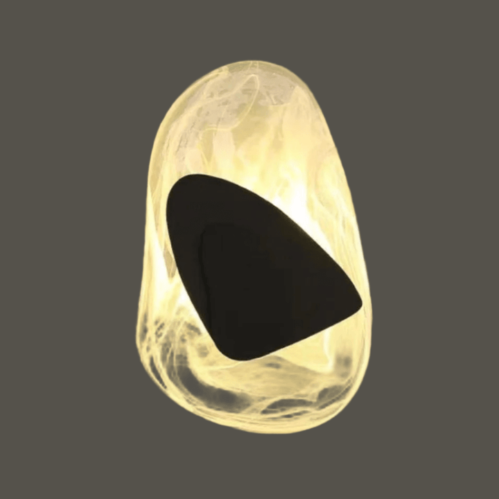 Elegant LED-væglampe i glas