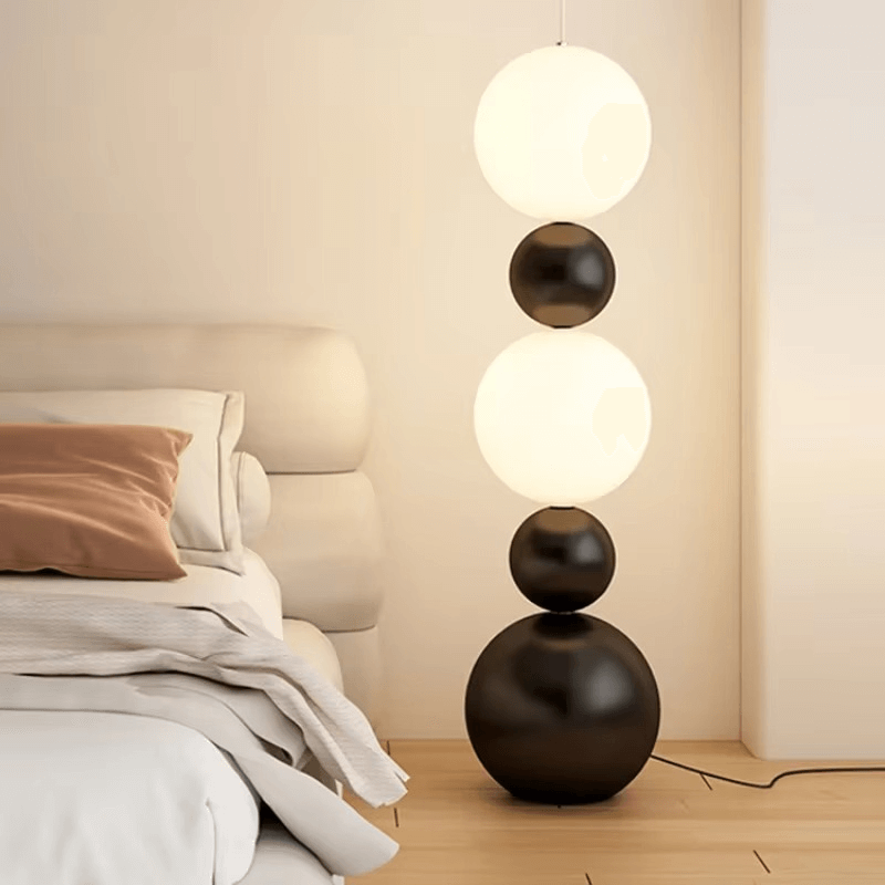 Håndlavet Gulvlampe i Naturmateriale
