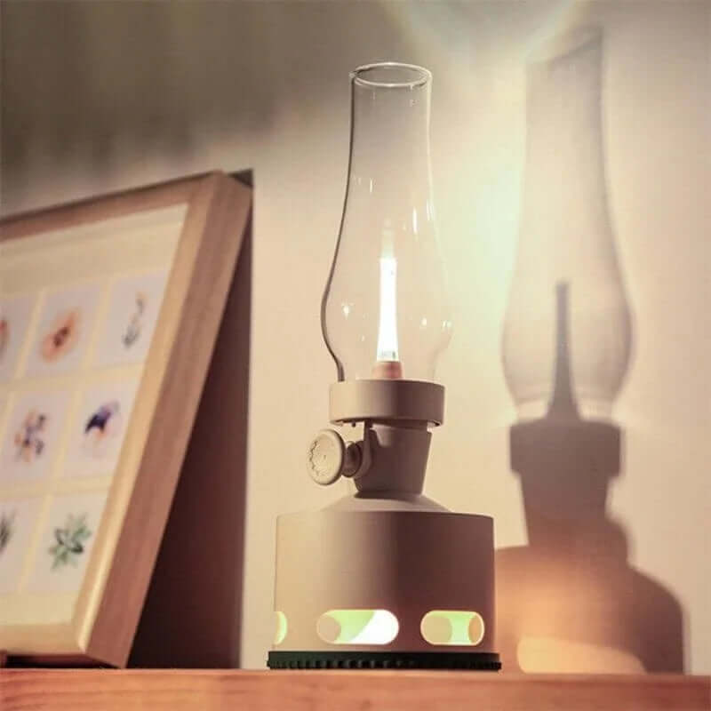 Vintage LED Lanterne - Batteridrevet Havebelysning