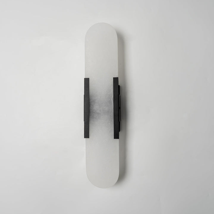 Alabast Væglampe, Aflang Design