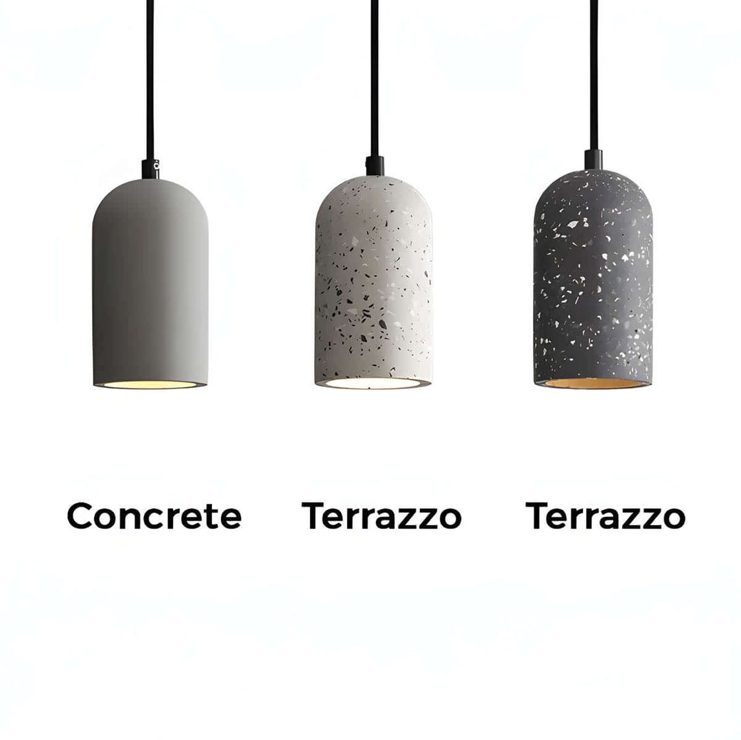 Moderne Beton Pendellampe - Dia 9,6cm
