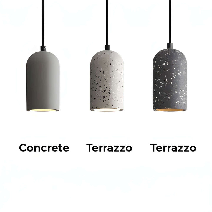 Moderne Beton Pendellampe - Dia 9,6cm