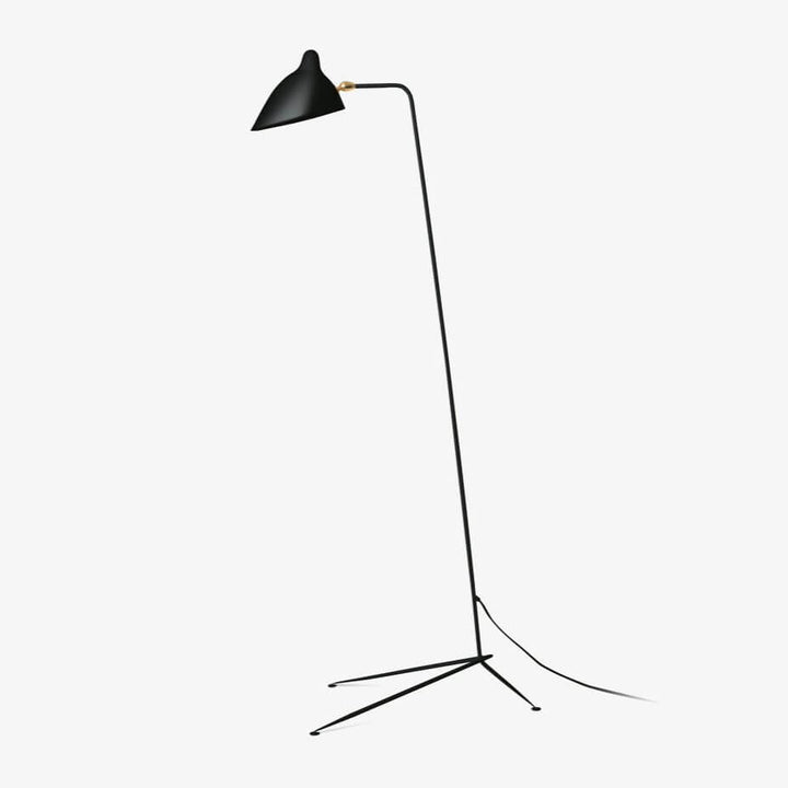 Justerbar 3-armet gulvlampe i metal