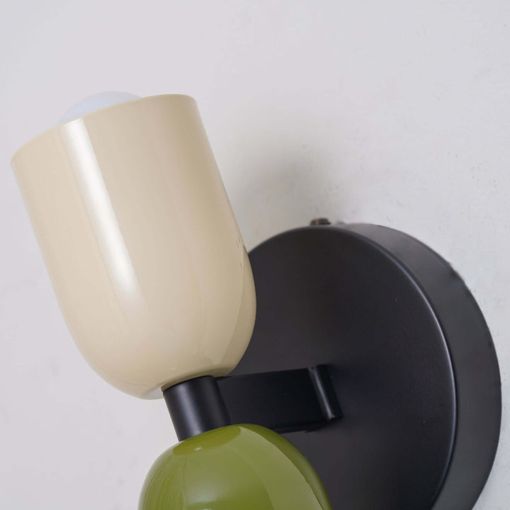 Retro Dobbelt Væglampe i Metal