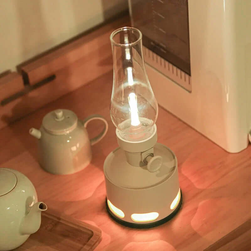 Vintage LED Lanterne - Batteridrevet Havebelysning