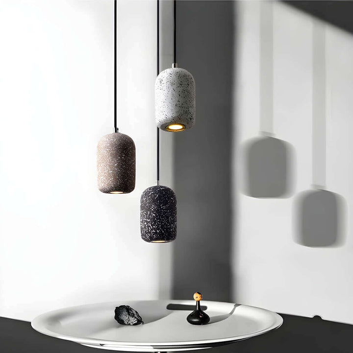 Moderne Cement Pendellampe - Dia 16cm