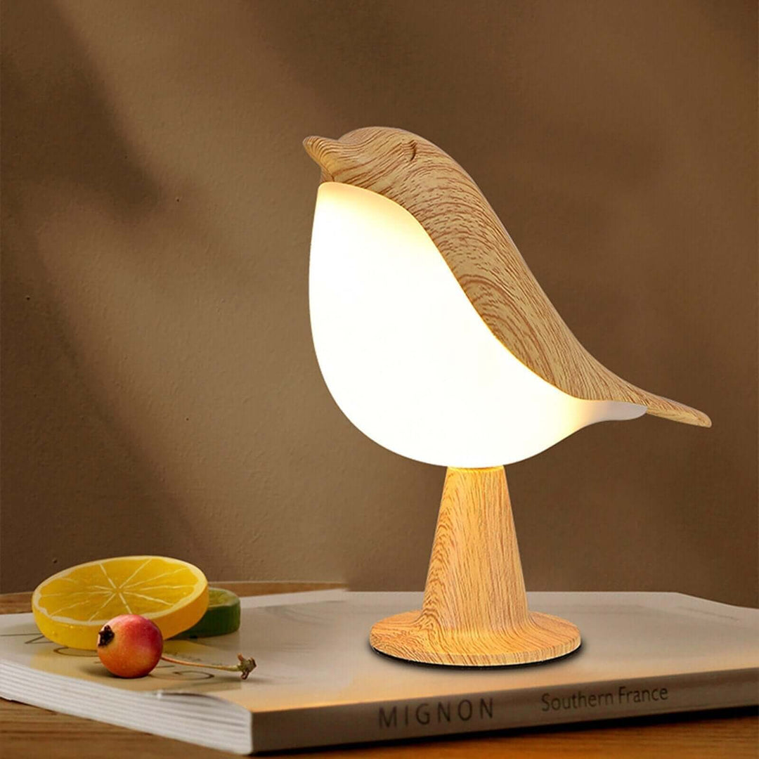Sød Fuglelampe - Hyggelig LED Bordlampe