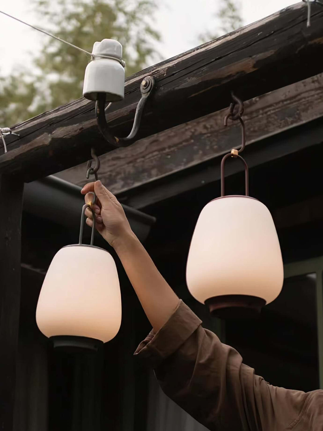 Genopladelig LED Bordlampe | Bærbar Lanterne