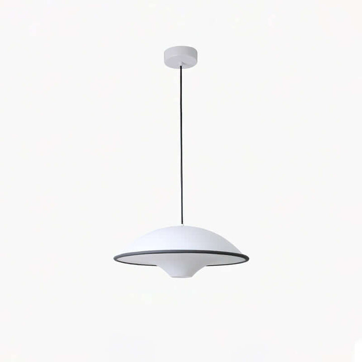 Moderne UFO Pendellampe i Akryl & Metal - Ø45cm