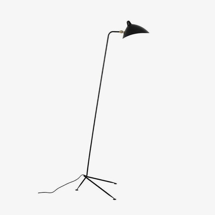 Justerbar 3-armet gulvlampe i metal