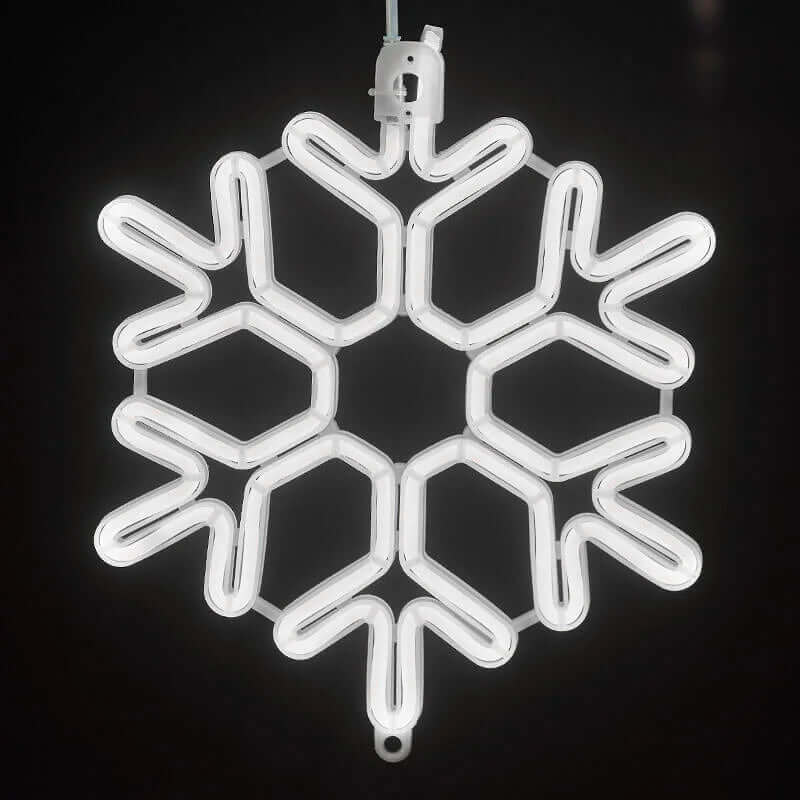 Vandtæt LED Snefnug Lys 38cm - Juleudsmykning