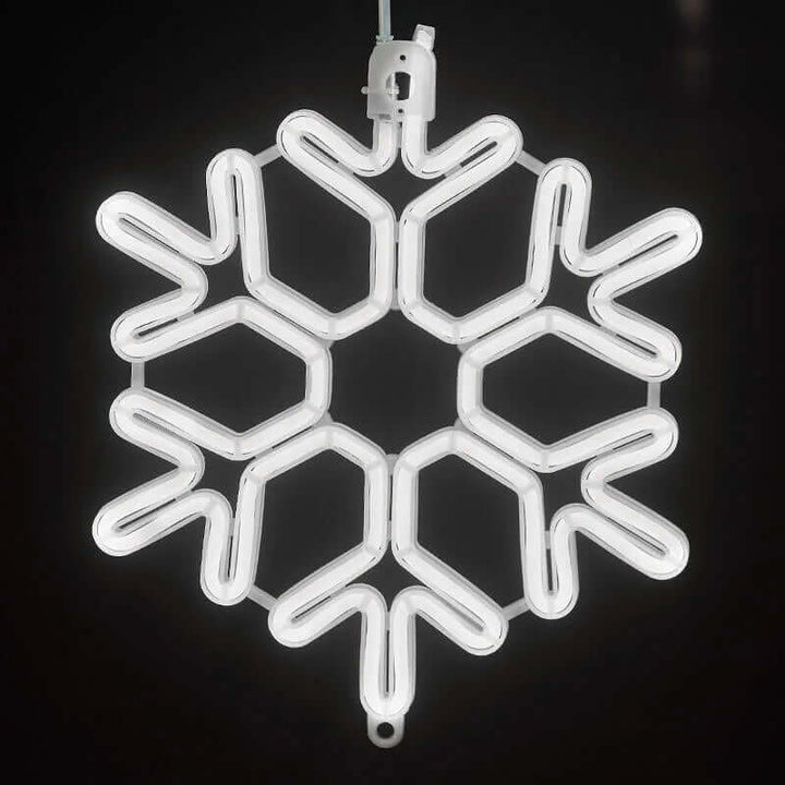 Vandtæt LED Snefnug Lys 38cm - Juleudsmykning