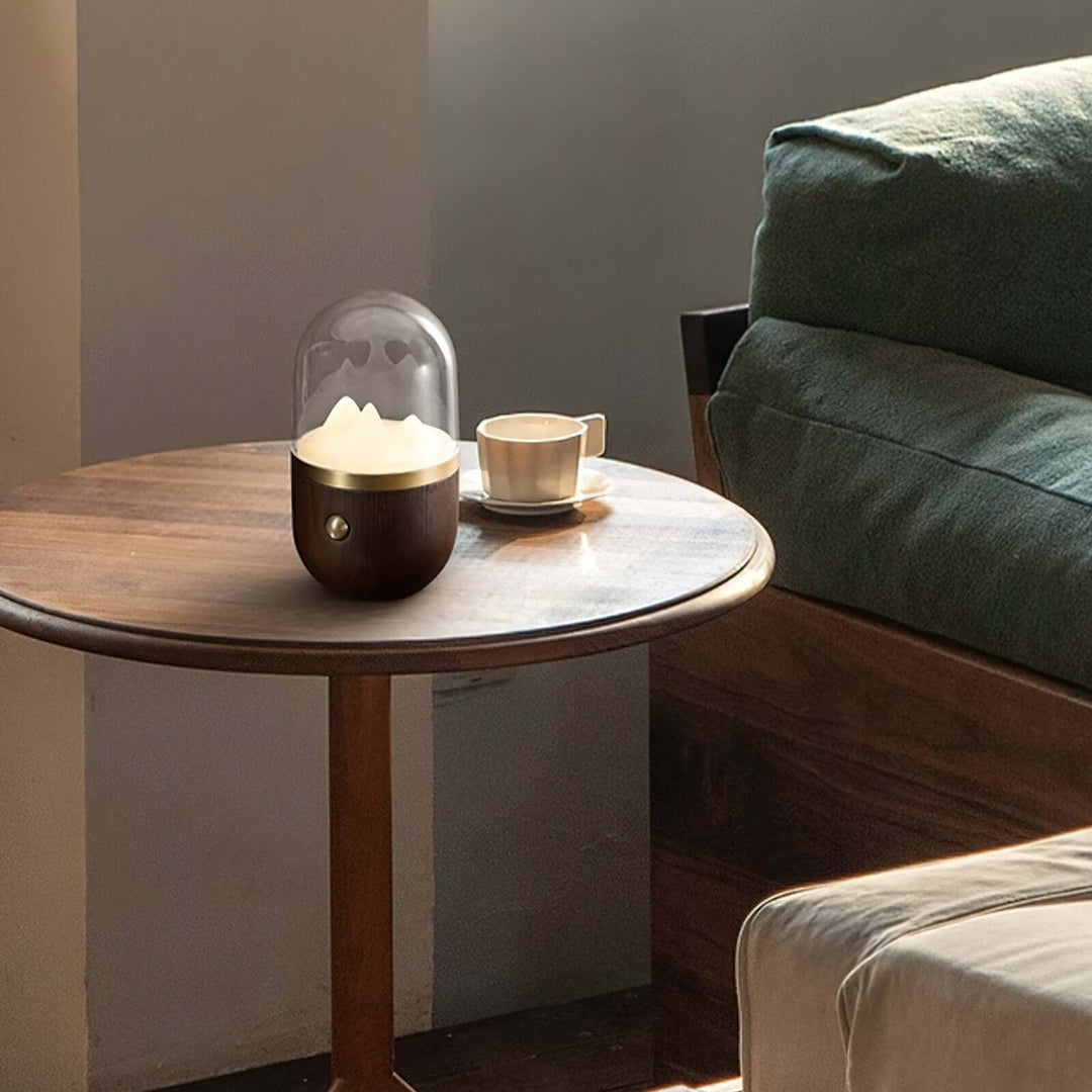 Stemningsfuld Bjergtop Natlampe
