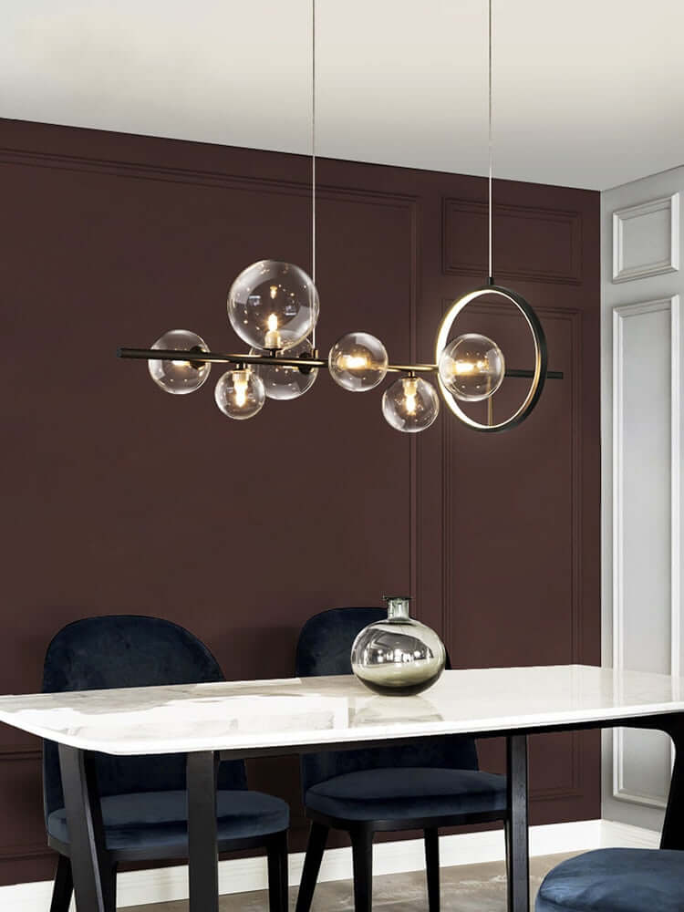 Elegant Glas Boble Lysekrone