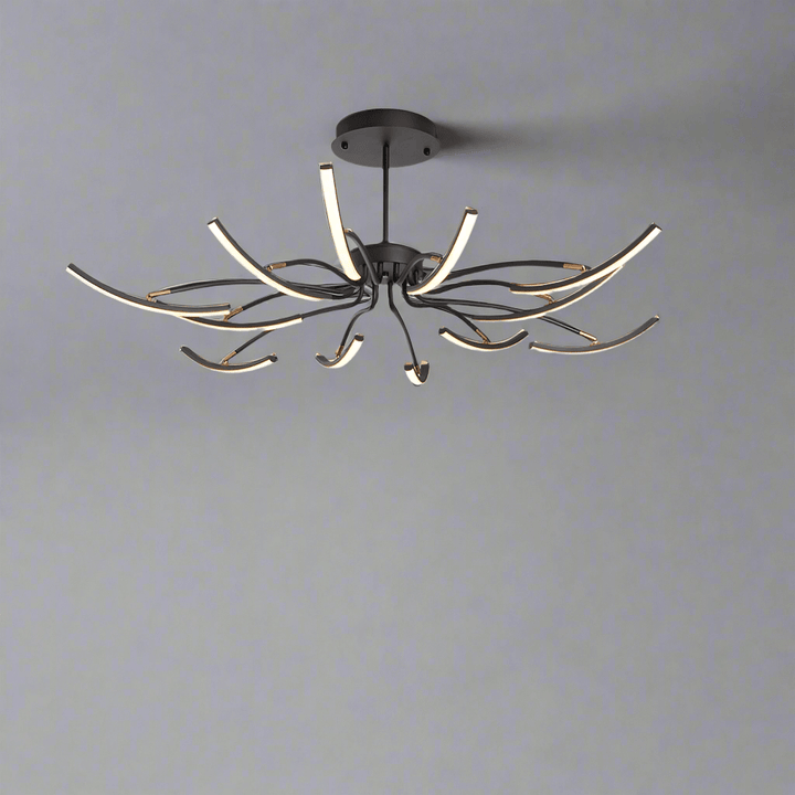Moderne Loftslampe i Aluminium med LED